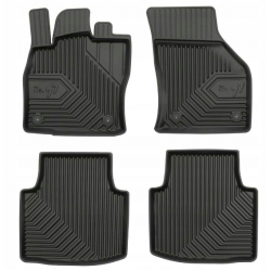 CAR RUBBER FLOOR MATS BLACK SKODA SUPERB III (2015-...) NO.77 FROGUM