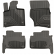 CAR RUBBER FLOOR MATS BLACK AUDI Q7 (2005-2015) NO.77 FROGUM