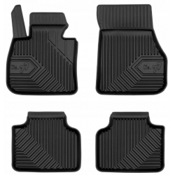 CAR RUBBER FLOOR MATS BLACK BMW 2 F45 ACTIVE TOURER (2014-...) NO.77 FROGUM