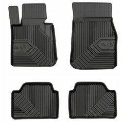 CAR RUBBER FLOOR MATS BLACK BMW 1 F20 (2011-2019) NO.77 FROGUM