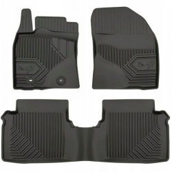 CAR RUBBER FLOOR MATS BLACK TOYOTA AVENSIS III (2009-...) NO.77 FROGUM