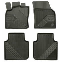 CAR RUBBER FLOOR MATS BLACK SEAT TARRACO (2018-...) NO.77 FROGUM