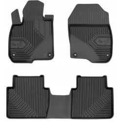 CAR RUBBER FLOOR MATS BLACK HONDA CR-V V (2017-...) NO.77 FROGUM