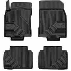 CAR RUBBER FLOOR MATS BLACK NISSAN X-TRAIL III (2014-2022) NO.77 FROGUM