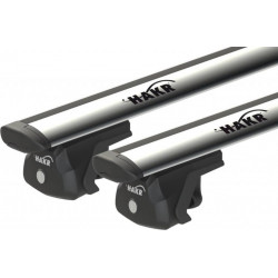 Auto jumta bagāžnieks *HAKR ALU WING* BMW 5 E61 Touring ar ražotāja reliņiem (2003-2010)