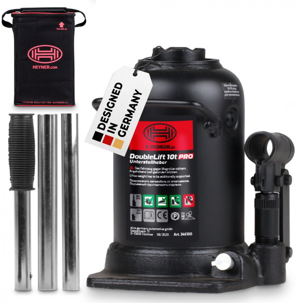 Hydraulic jack HEYNER DOUBLELIFT PRO 10 tonns 346100