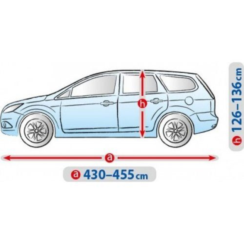 Automobīļa pārvalks BASIC GARAGE *L2 Hatchback/Combi*