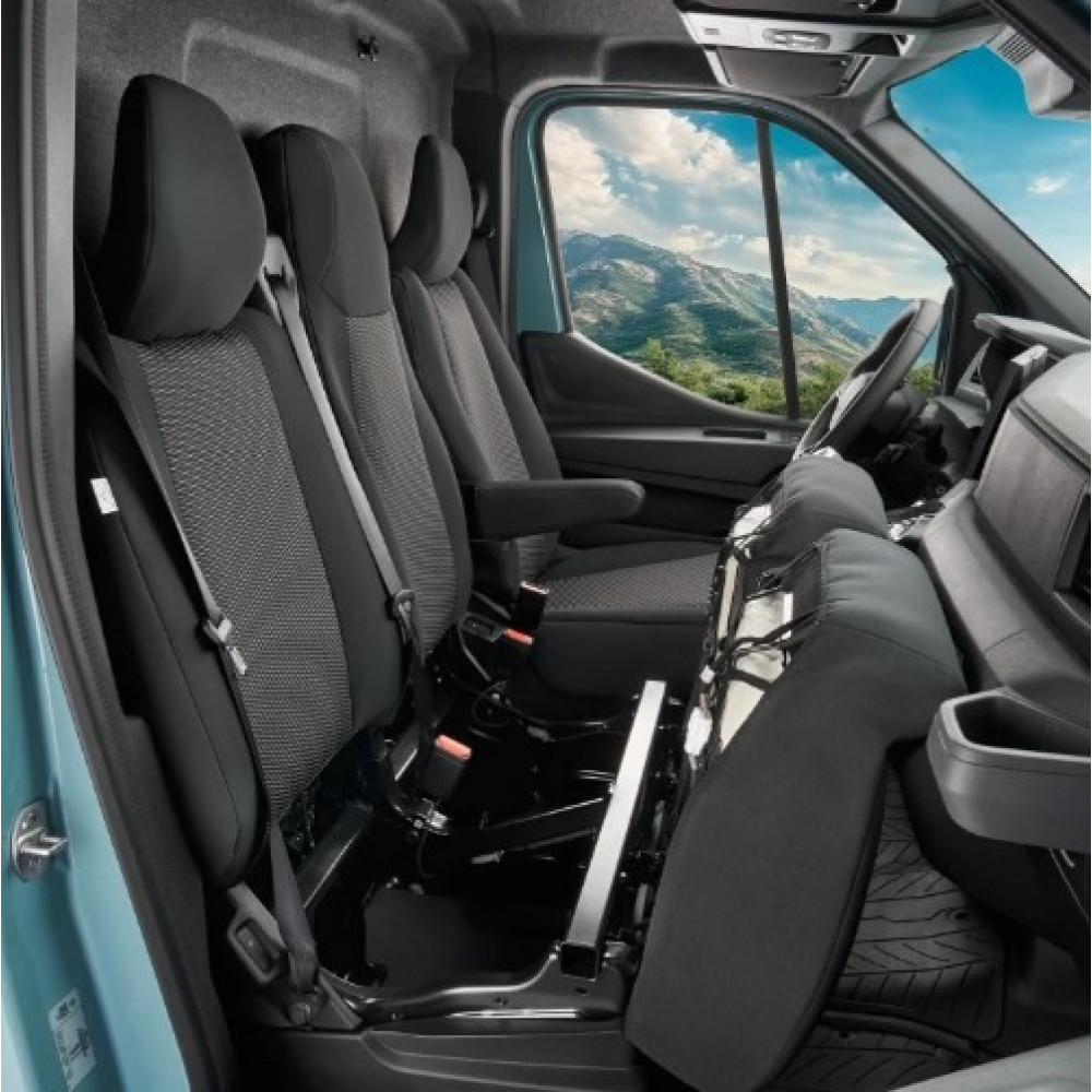 Modeļu auto sēdekļu pārvalks dubultam sēdeklim *TAILOR MADE* RENAULT MASTER V (2025-...)