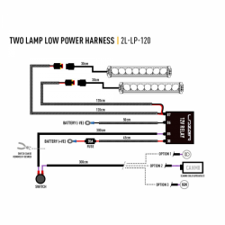 Vadu komplekts LAZER 2L-LP-120