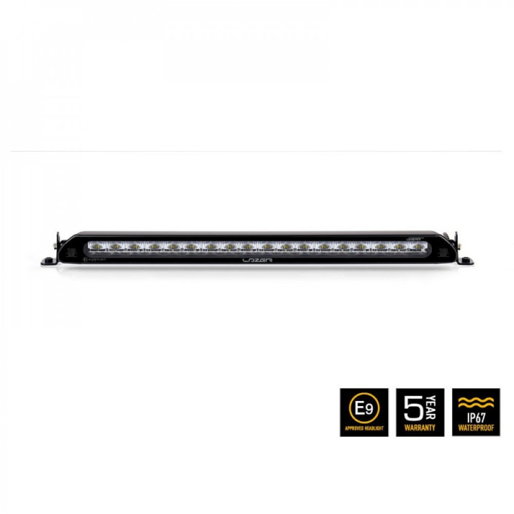 LED tālās gaismas lukturis LAZER LINEAR-18 Elite Double E mark (0L18-DBL-EL-LNR)