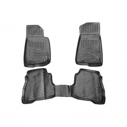 Car rubber floor mats black JEEP GLADIATOR (2020-...) ELEMENT (NOVLINE)