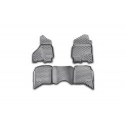 Car rubber floor mats black DODGE RAM 1500 Crew Cab (2002-2012) ELEMENT (NOVLINE)