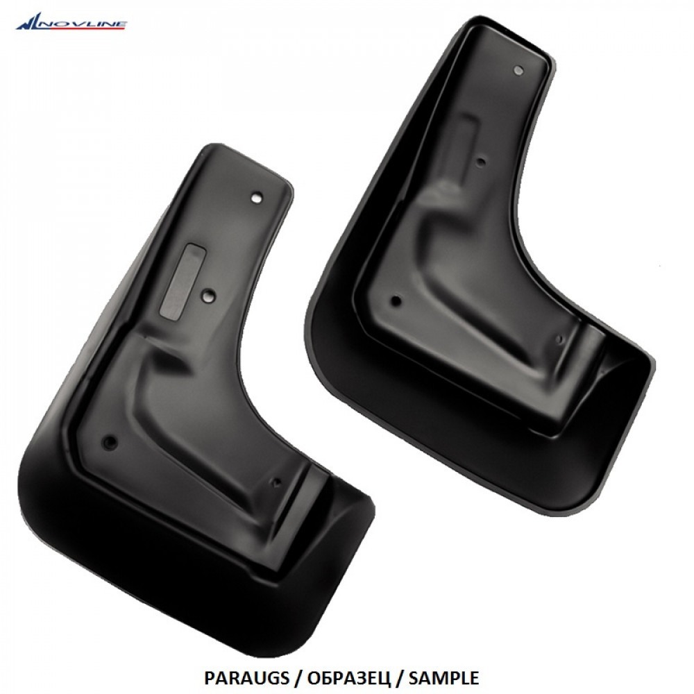 CAR MUD FLAPS FRONT DODGE RAM with EOM arch extenders (2009-2018) NOVLINE