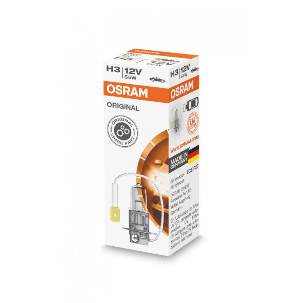 AUTO SPULDZE 12V OSRAM H3 55W PK22s 64151