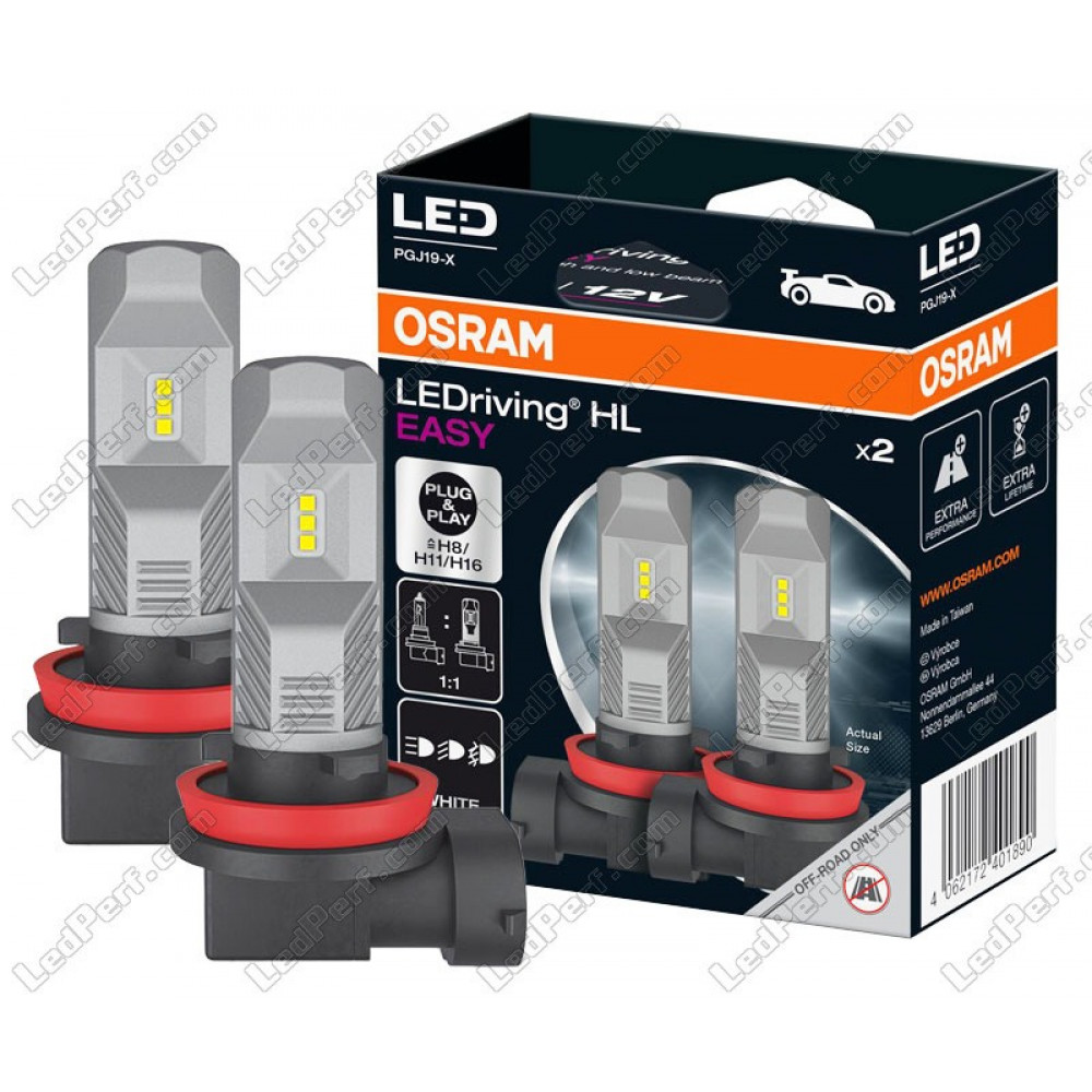 Car LED bulbs OSRAM H8/H11/H16 LEDRIVING HL EASY 6000K (2 pcs.) 64211DWESY-HCB