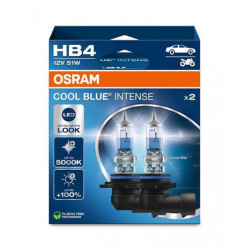 Auto spuldzes 12V HB4 51W OSRAM COOL BLUE INTENSE NEXT GEN 5000K +100% (2 gab.)
