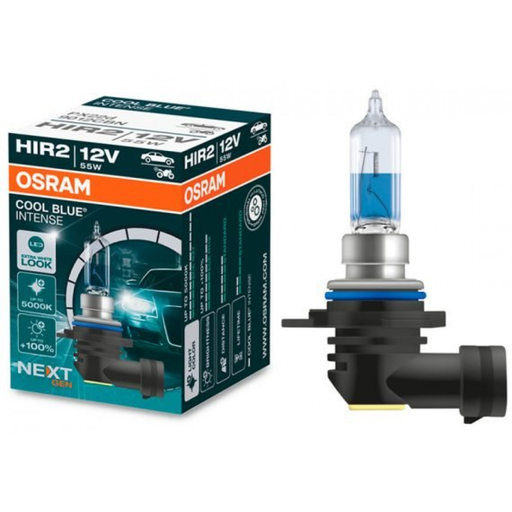 Автомобильная лампочка 12V OSRAM HIR2 COOL BLUE INTENSE 55W 9012CBN (1 шт.)