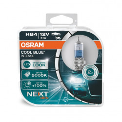 Auto spuldzes 12V HB4 51W OSRAM COOL BLUE INTENSE NEXT GEN +100% (2 gab.)