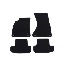 Car textile mats black AUDI A5 Coupe (2007-2011) ELEGANT