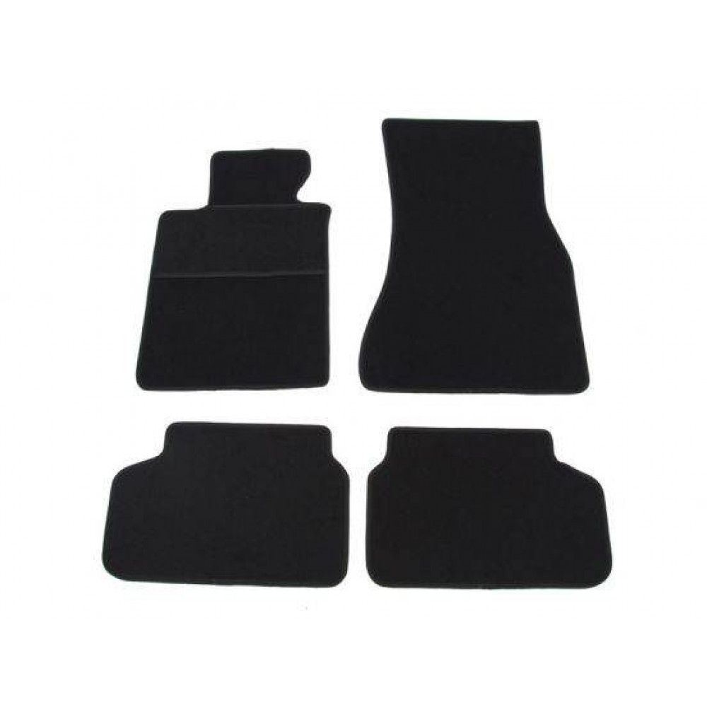 Car textile mats black BMW 5 G30/G31 (2017-2024) ELEGANT