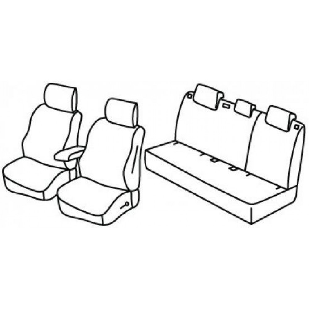 Car custom seat covers *HARMONY* DACIA DUSTER III (2024-...)