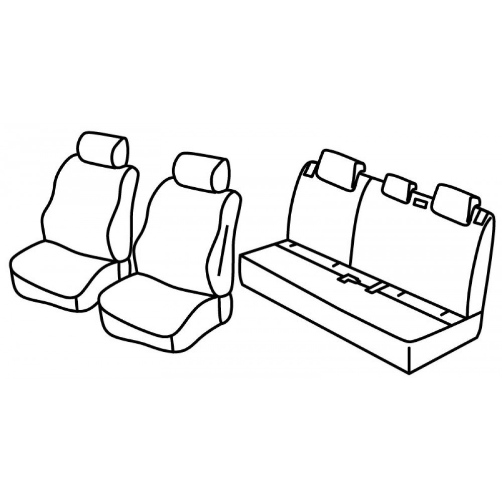 Istmekatted *HARMONY* HYUNDAI i20 III (2020-...)