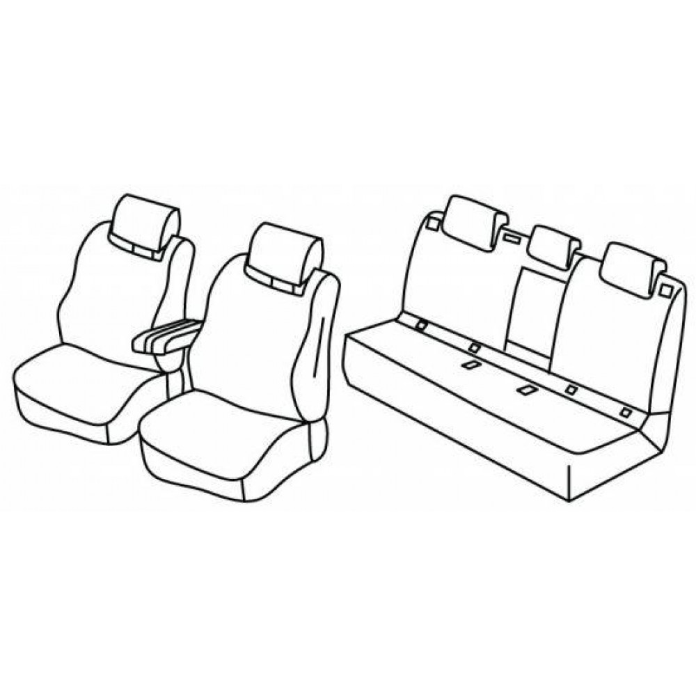 Car custom seat covers *HARMONY* VW ID.4/ID.5 (2021-...)