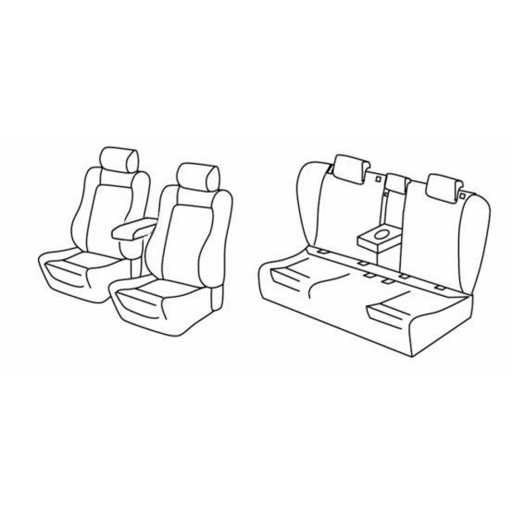 Istmekatted *HARMONY* VW PASSAT B8 Variant (2015-2024) 