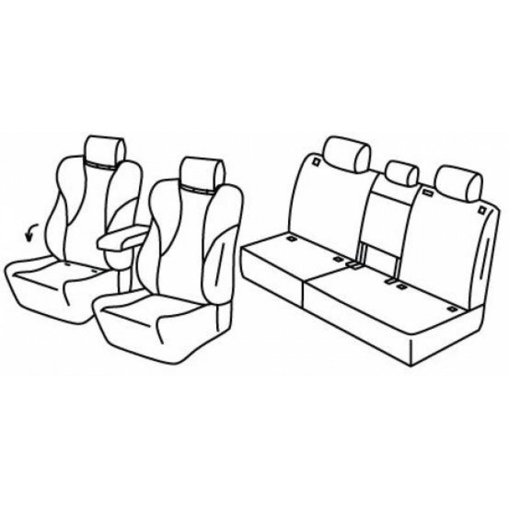 Istmekatted *HARMONY* VW TAYRON (5s.)(2025-...) Istmekatted *HARMONY* VW TAYRON (5s.)(2025-...)