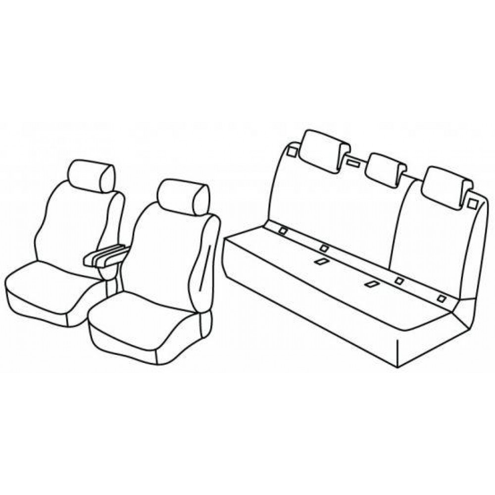 Car custom seat covers *HARMONY* VW ID.3 (2020-...)