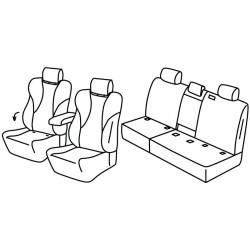 Модельные чехлы на сиденья *HARMONY* VW TIGUAN III (2024-...)