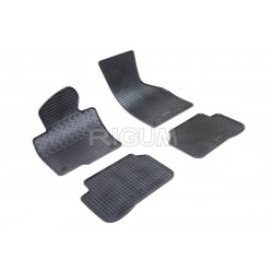 CAR RUBBER FLOOR MATS BLACK VW PASSAT  (2005-2011) RIGUM