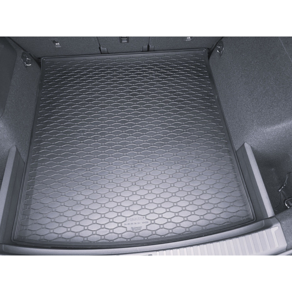 КОВРИК В БАГАЖНИК РЕЗИНОВЫЙ VW TAYRON без разделит. полки (2025-...) RIGUM RKK