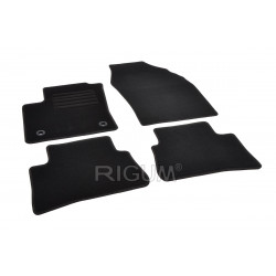 Car textile mats black TOYOTA C-HR (2016-...) RIGUM TEXTILE