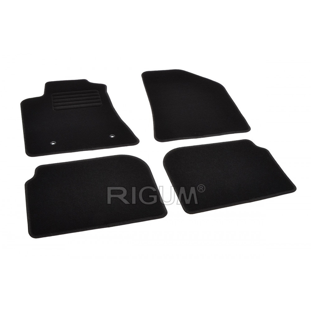 Tekstiliniai kilimeliai juodi TOYOTA AVENSIS (2003-2009) RIGUM TEXTILE