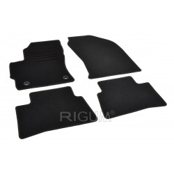Car textile mats black TOYOTA COROLLA CROSS (2022-...) RIGUM TEXTILE