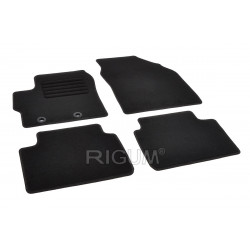 Car textile mats black TOYOTA YARIS (2020-...) RIGUM TEXTILE