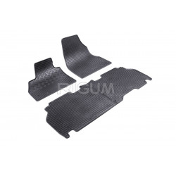 Auto kummimatid mustad RENAULT KANGOO II (5s.)(2008-2021) RIGUM