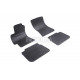 CAR RUBBER FLOOR MATS BLACK SUBARU LEGACY/SUBARU OUTBACK (2004-2009) RIGUM