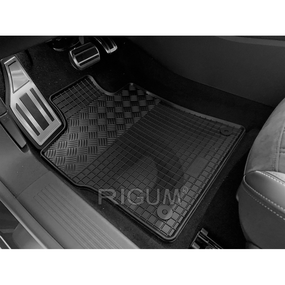 CAR RUBBER FLOOR MATS BLACK OPEL ASTRA L ST (2024-...) RIGUM