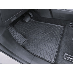 CAR RUBBER FLOOR MATS BLACK DONGFENG FORTHING T5 EVO (2020-...) RIGUM