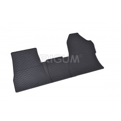 CAR RUBBER FLOOR MATS BLACK RENAULT MASTER (2024-...) RIGUM