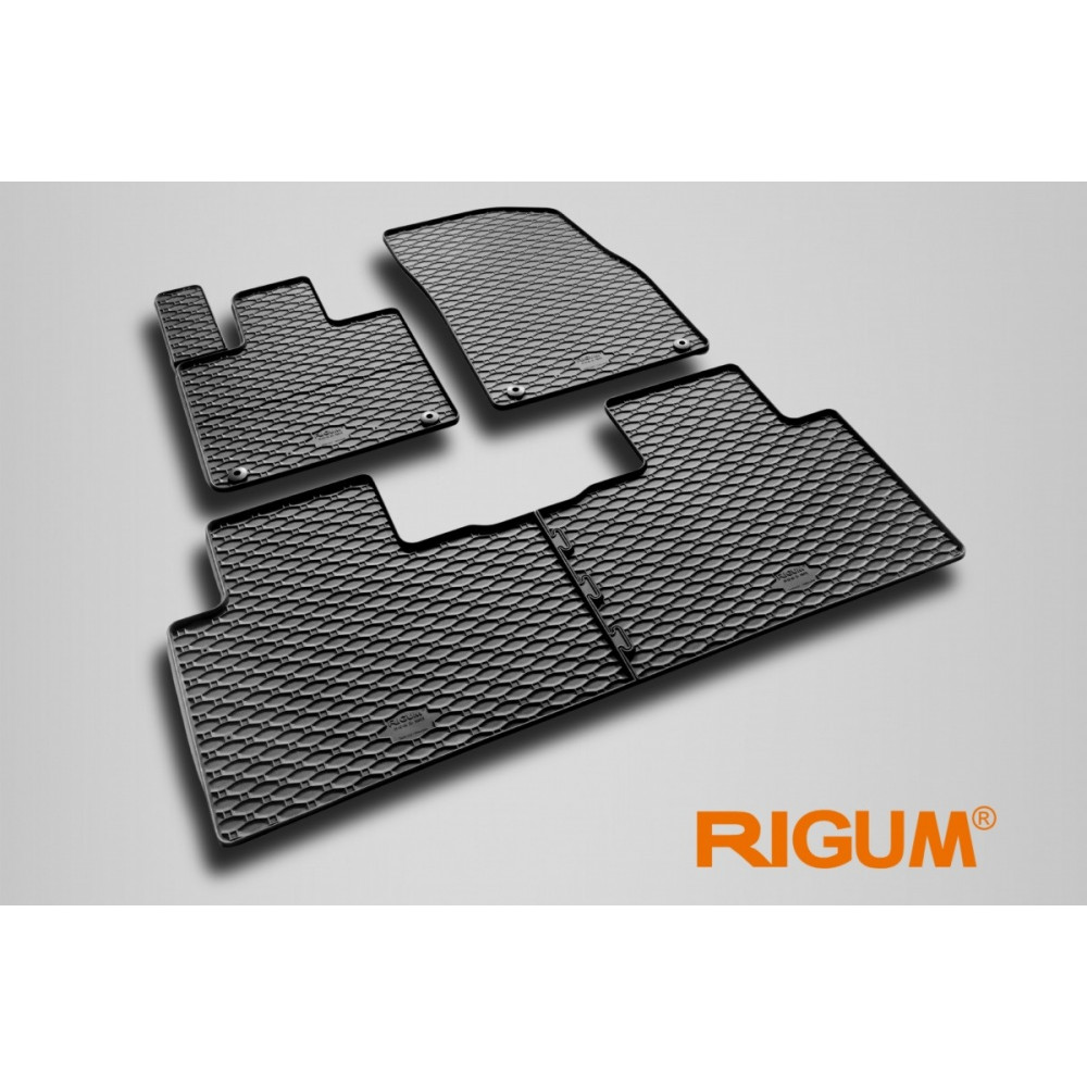 АВТОКОВРИКИ РЕЗИНОВЫЕ ЧЕРНЫЕ XPENG G6 (2023-...) RIGUM