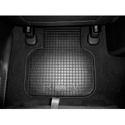 CAR RUBBER FLOOR MATS BLACK  FIAT FREEMONT (2011-...) RIGUM