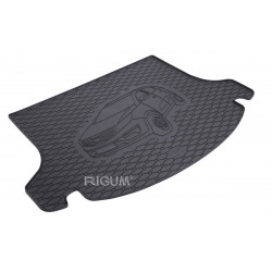 CAR RUBBER TRUNK MAT KIA SPORTAGE (2010-2015) RIGUM