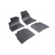 CAR RUBBER FLOOR MATS BLACK NISSAN PULSAR (2014-...) RIGUM