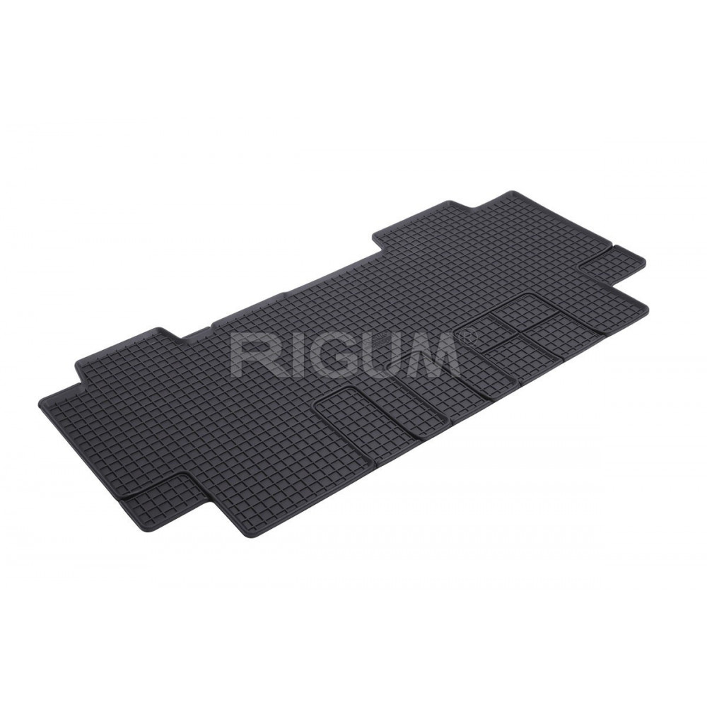 CAR RUBBER FLOOR MATS BLACK TOYOTA PROACE/PROACE VERSO 2ND ROW (6s.) (2016-...) RIGUM