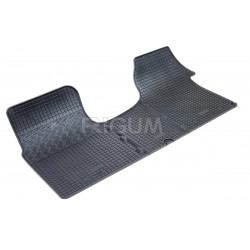 CAR RUBBER FLOOR MATS BLACK NISSAN PRIMASTAR (2001-2014)  RIGUM