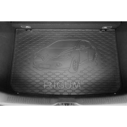 CAR RUBBER TRUNK MAT RENAULT CLIO IV HB (2012-2019) RIGUM