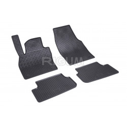 CAR RUBBER FLOOR MATS BLACK SEAT IBIZA (2017-...) RIGUM